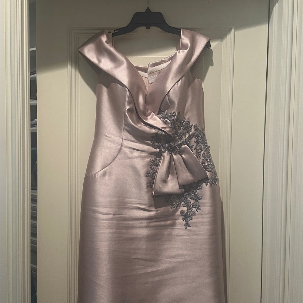 Montage by Mon Cheri Lavender Maxi Dress